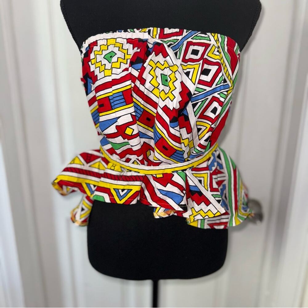 Multicolored Ankara Top - Picture 2 of 7